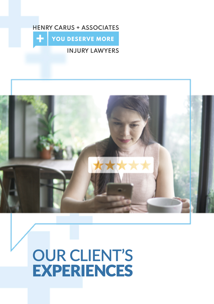 Henry Carus + Associates Personal Injury Compensation Lawyers - client stories and testimonials